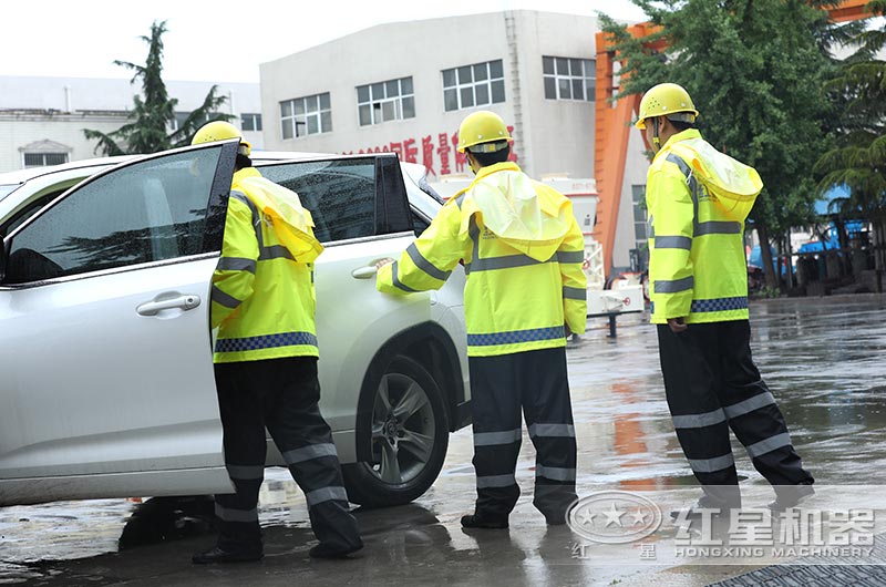 售后团队前往山西客户现场